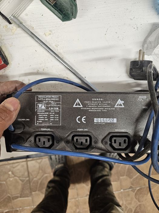 Sterownik pieca miałowego ALFA Plus FOSTER – pompa CO CWU dmuchawa