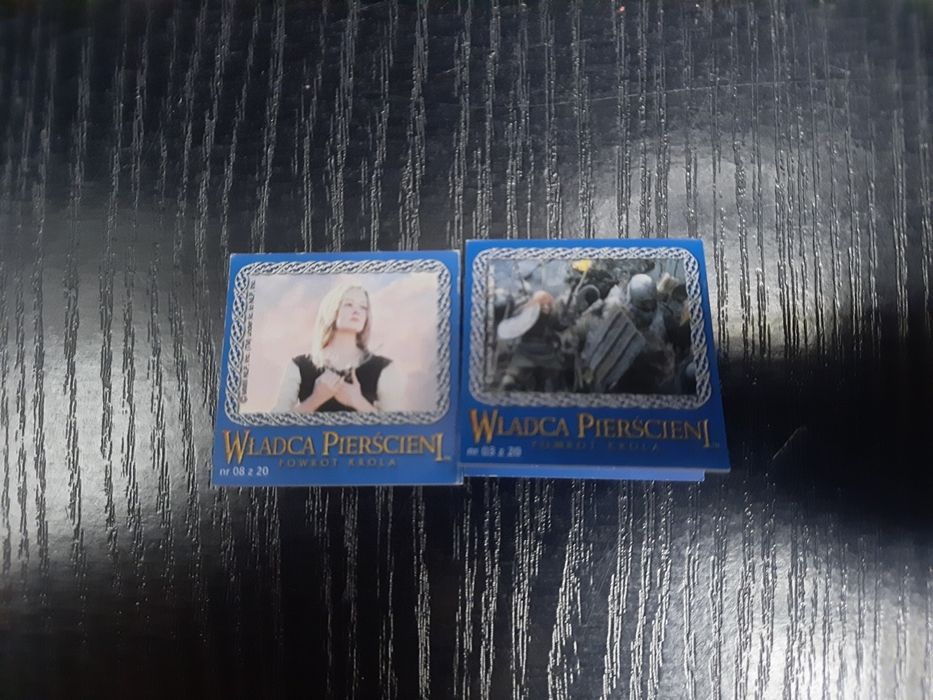 2 karty Władca Pierścieni Powrót Króla