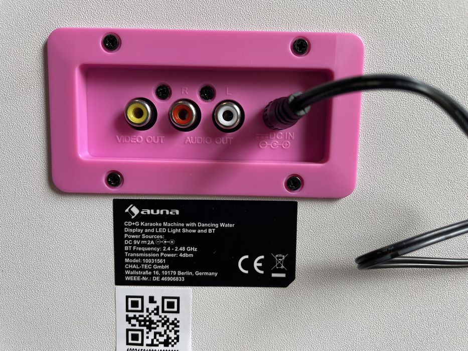 Караоке световое шоу-фонтан Auna Kara Liquida BT (Германия)