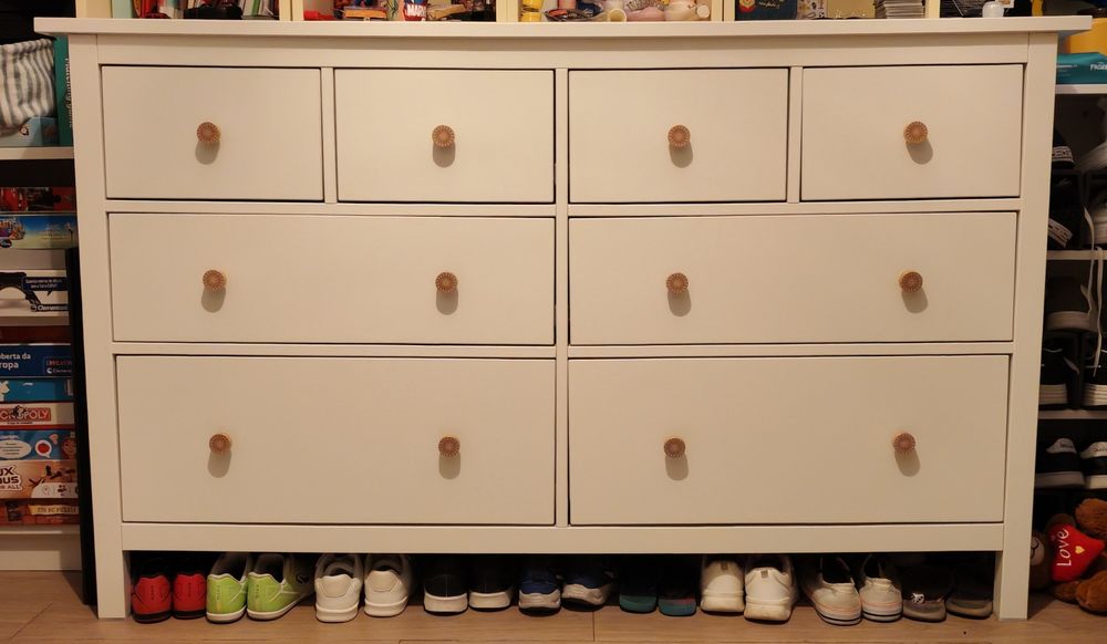 Cómoda Hemnes 8 Gavetas - Grande