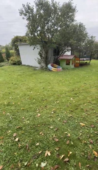 Duza działka rekreacyjna. ROD Złocień Tychy.