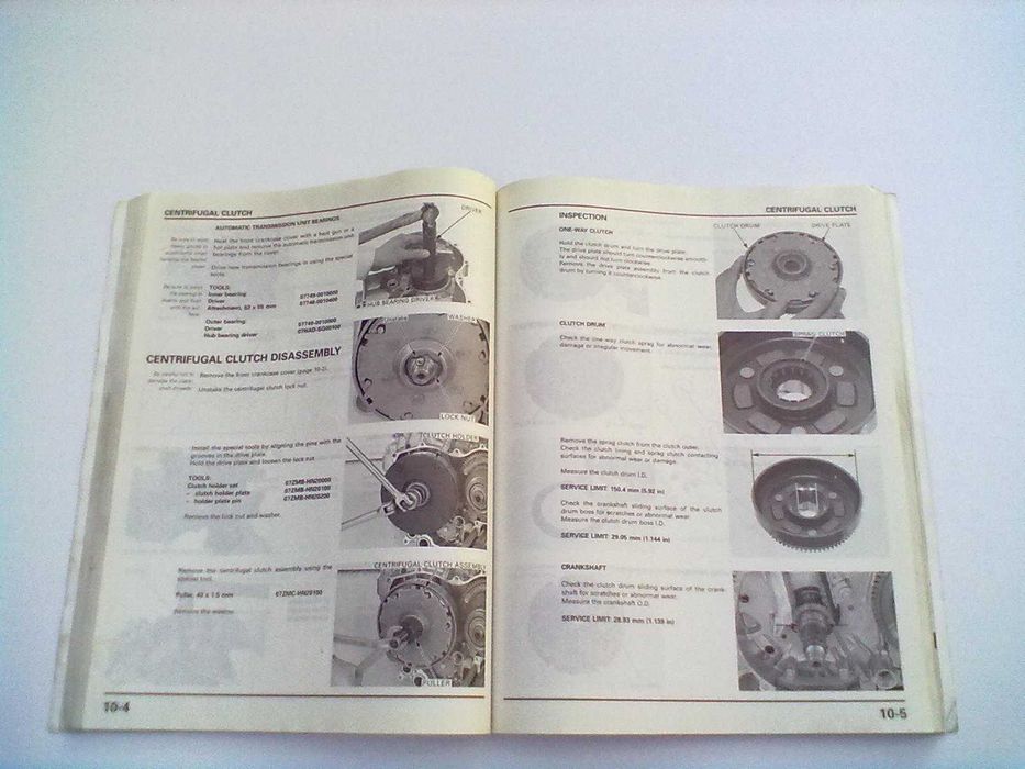 Manual Técnico Oficial Honda TRX 500FA