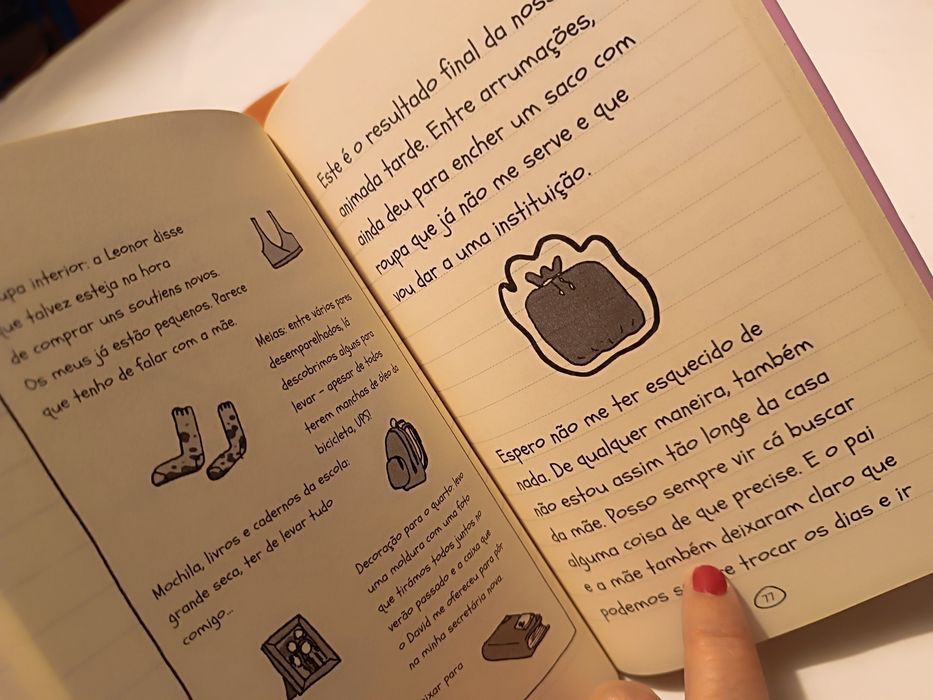 Diário de Uma Miúda como Tu. Casa do Pai. Casa da Mãe