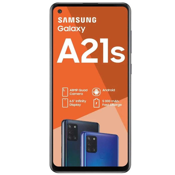 Smartphone SAMSUNG Galaxy A21s (6.55'' - 4GB - 128GB - Preto)