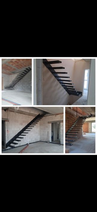 Schody półkowe wspornikowe