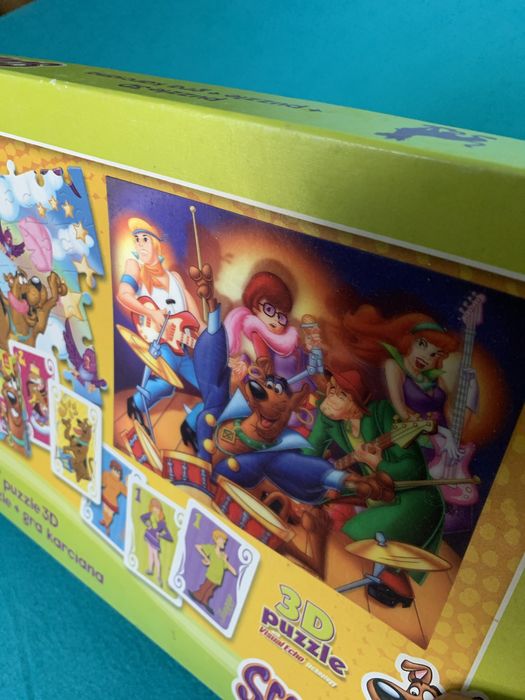 Puzzle Scooby-Doo Puzzle zwykłe i drugie 3D