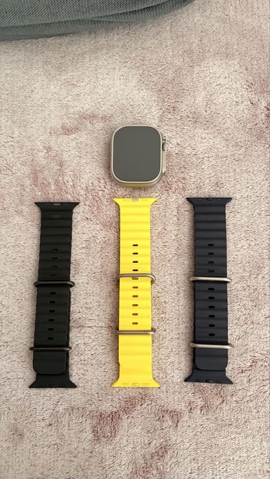 Apple Watch Ultra 49mm | Bateria >98% | Zestaw 3x Oryginalny Pasek Ocean | Stan bdb