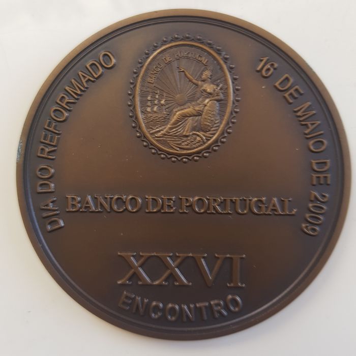 3 Medalhões bronze antigos