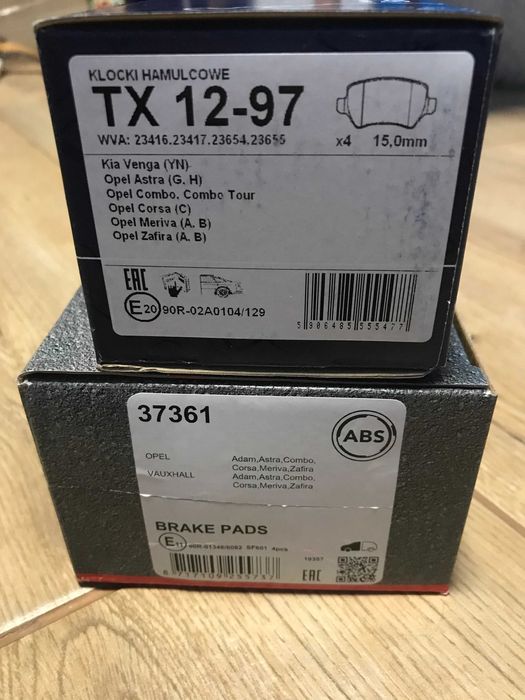 колодки Opel Astra G Zafira A Astra H Zafira B Combo Cora D E Meriva a