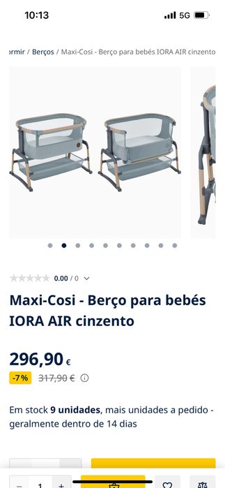 Maxi-Cosi - Berço para bebés IORA AIR