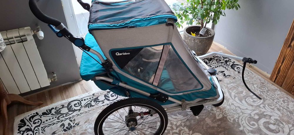 Przyczepka rowerowa Qeridoo speedkid2 2 osobowa