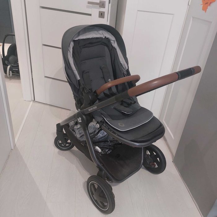 Maxi-Cosi Oria Navicella - Lettino Da Viaggio Per Neonati 0-9kg, Rosso, Compatibile Con Passeggini Maxi-Cosi - Foto 3
