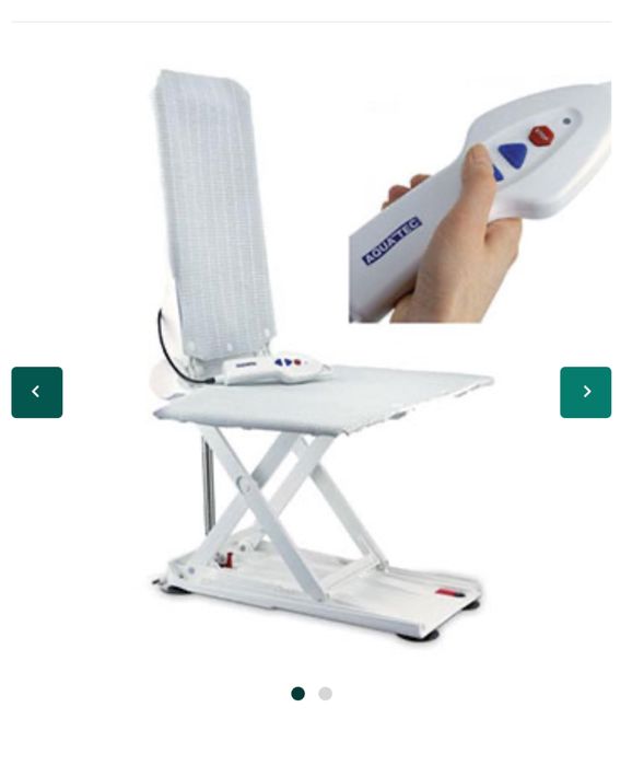 Електричний стілець для ванни та душу