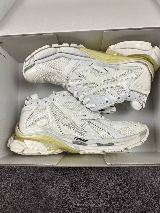 БЕЗ ПЕРЕДОПЛАТ‼️ Кросівки Balenciaga Runner Graffiti White (Білі)