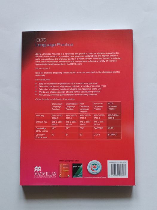 Nowa IELTS LANGUAGE PRACTICE, Vince, Macmillan, Grammar & Vocabulary