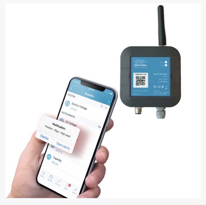 Monitor łodzi sentinel bm40 4g