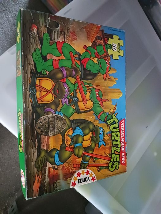 Puzzle Tartarugas ninja 80 peças