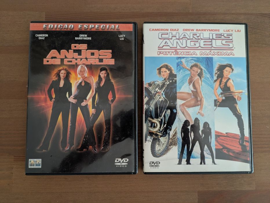 DVD Duplo - " Anjos de Charlie I e II" edição especial (COMO NOVO)