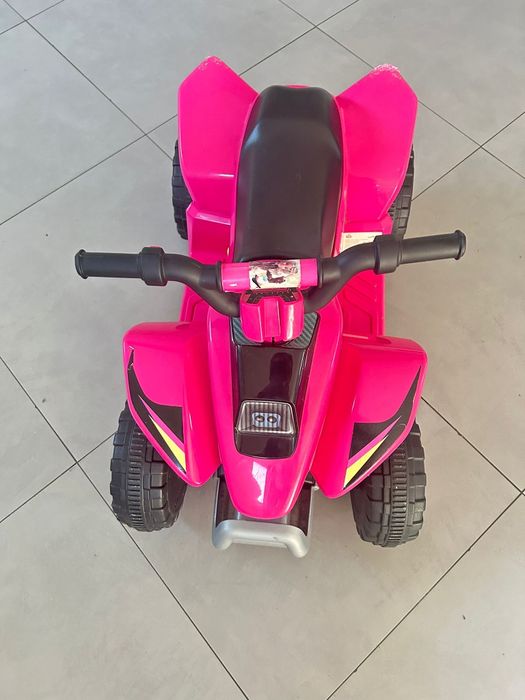 Moto 4 de 12v criança rosa