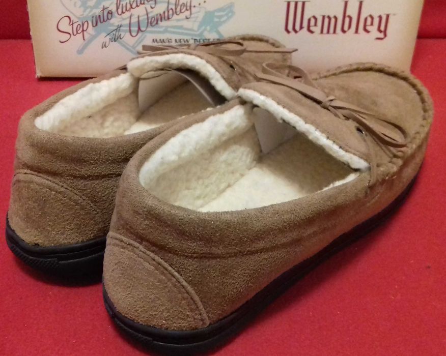 Luksusowe kapcie Wembley mokasyny bambosze