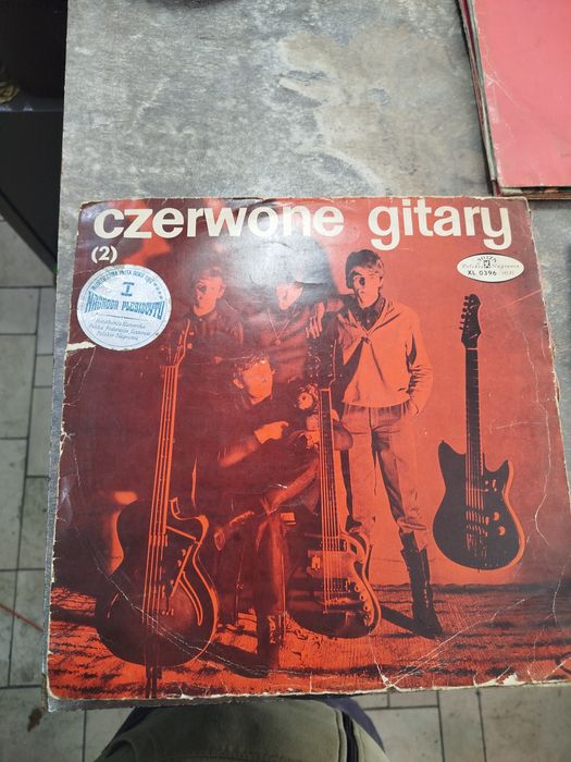 Czerwone gitary płyta winylowa
