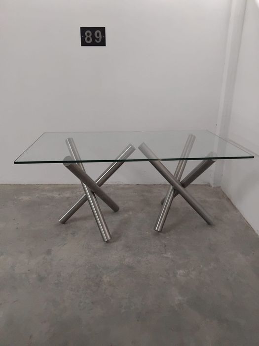 Mesa de sala em vidro (medidas 160x90)