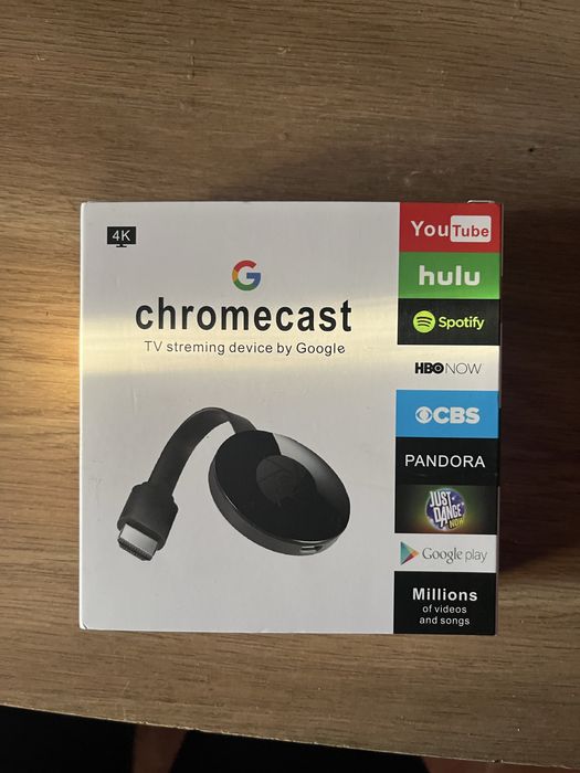 Медіаплеєр-мультимедійний WiFi адаптер Chromecast (Miracast Миракаст Airplay MiraScreen) G2-6 Wi-Fi (564524092) Чорний