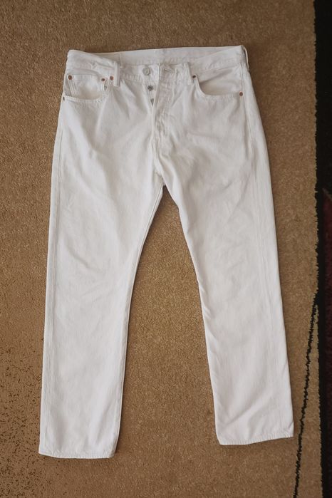 Білі джинси Levi's 501 W34/L30
