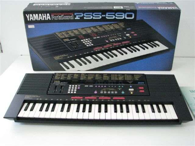 Teclado Yamaha PortaSound PSS-590, nunca foi usado