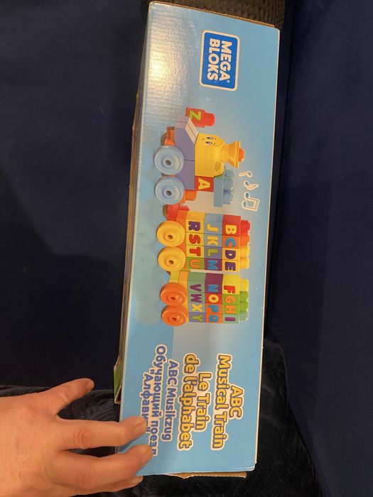 Pociąg,klocki,abecadlo Fisher Price