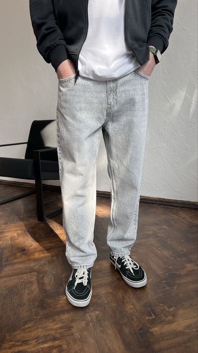 NEW !!! Чоловічі джинси BERSHKA Loose Taper