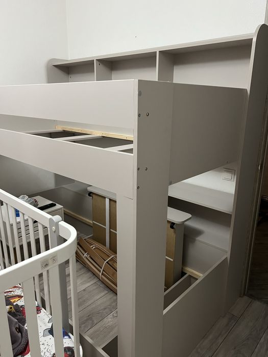 Дитяче двоярусне ліжко LION Майнкрафт 90х190