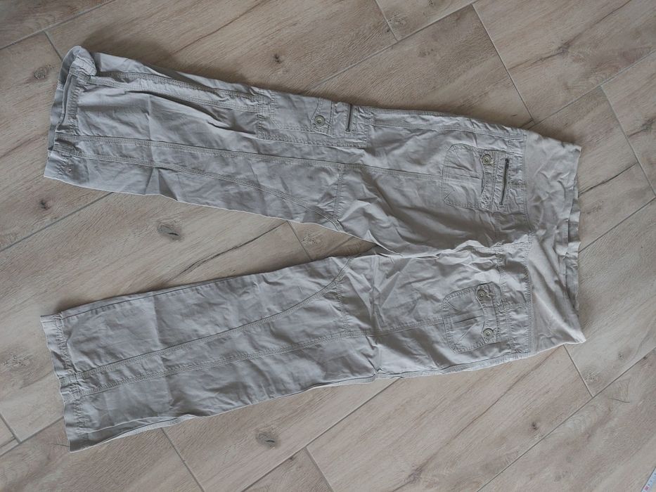 Spodnie ciążowe beżowe