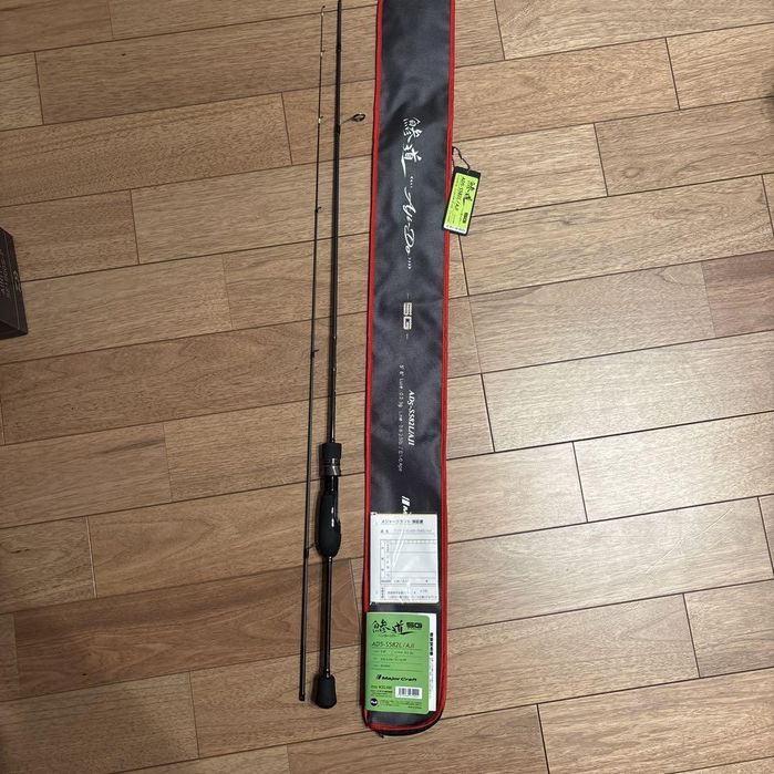 Спінінг Major Craft 5G S582L, Jackall BRS64UL-LG та інші