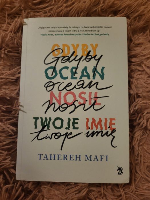 Gdyby ocean nosił twoje imie" Tahereh Mafi