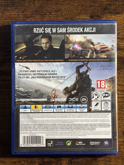 Battlefield Hardline ps4 PL