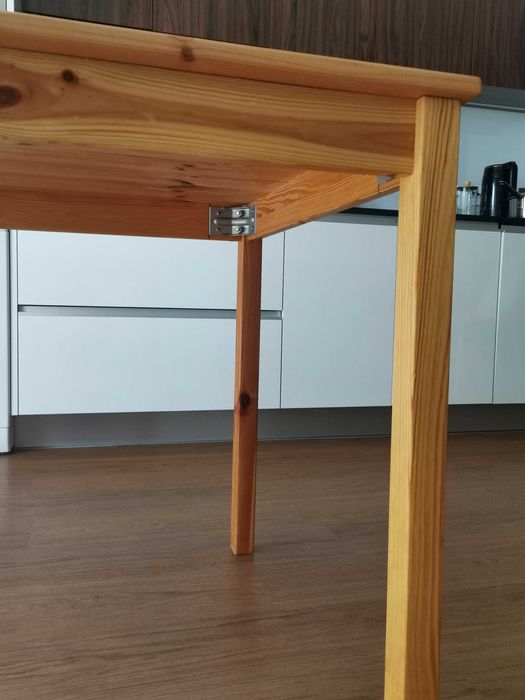 Mesa de cozinha IKEA INGO em pinho maciço, 120x75 cm
