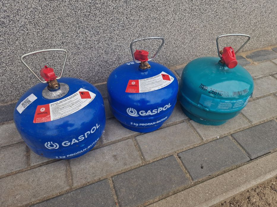 Butle gazowe 11kg 3kg 2kg