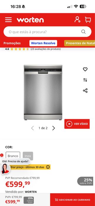 Máquina de Lavar Loiça SIEMENS SN23EI03KE (13 Conjuntos - 60 cm