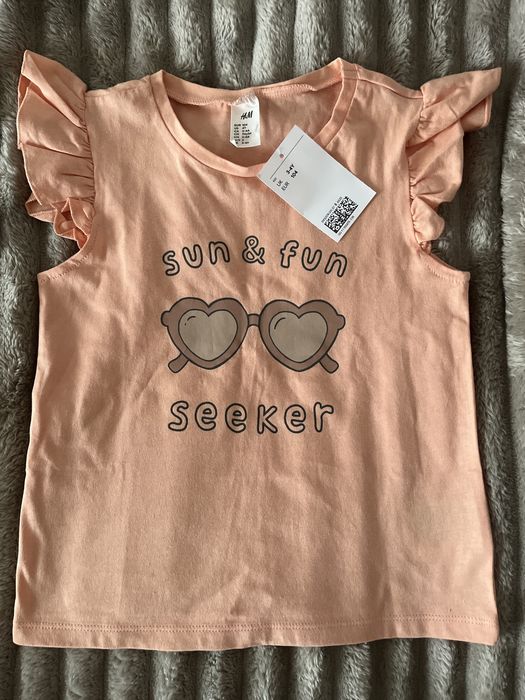 Футболочка H&M на дівчинку 3-4 роки