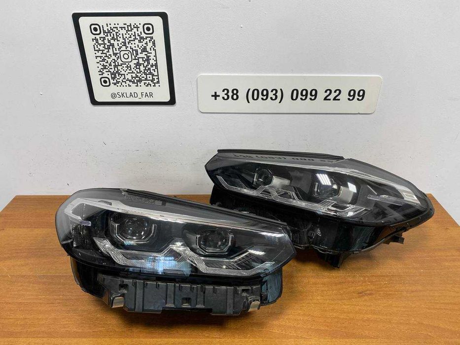 Фара фары оптика BMW X3 G01 X4 g02 LCI  рест led лед оригинальные