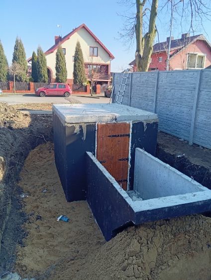 Schron betonowy piwnica betonowa ziemianka bunkier