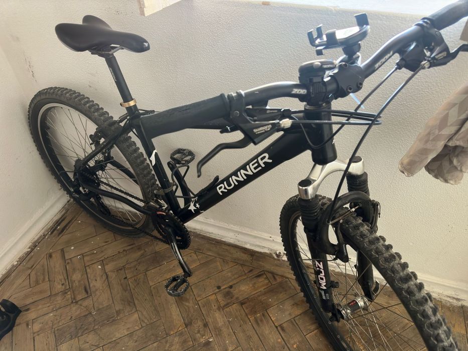 Bicicleta com macha