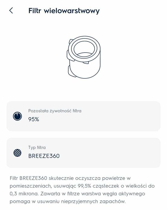 Oczyszczacz Electrolux Pure A9 PA91-604GY z dodatkowym nowym filtrem