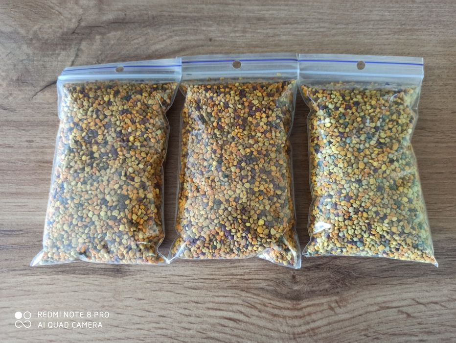 Бджолиний пилок, перга, прополіс, мед гречаний, трутневий гомогенат