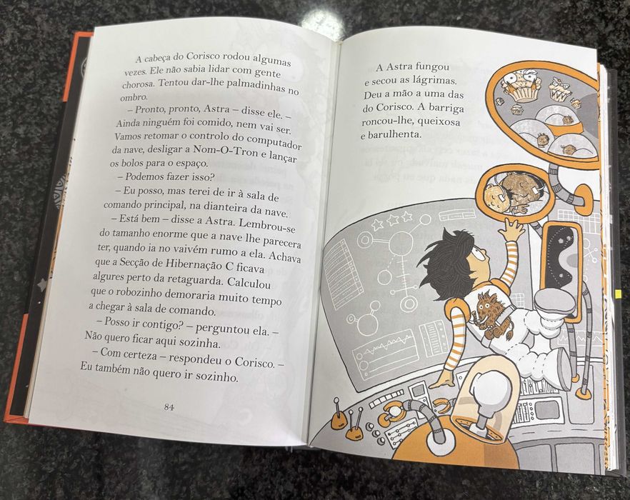 Livro juvenil "Bolos no espaço"