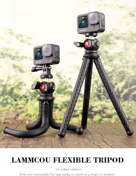 Statyw Lammcou elastyczny na telefon tripod do GoPro Hero