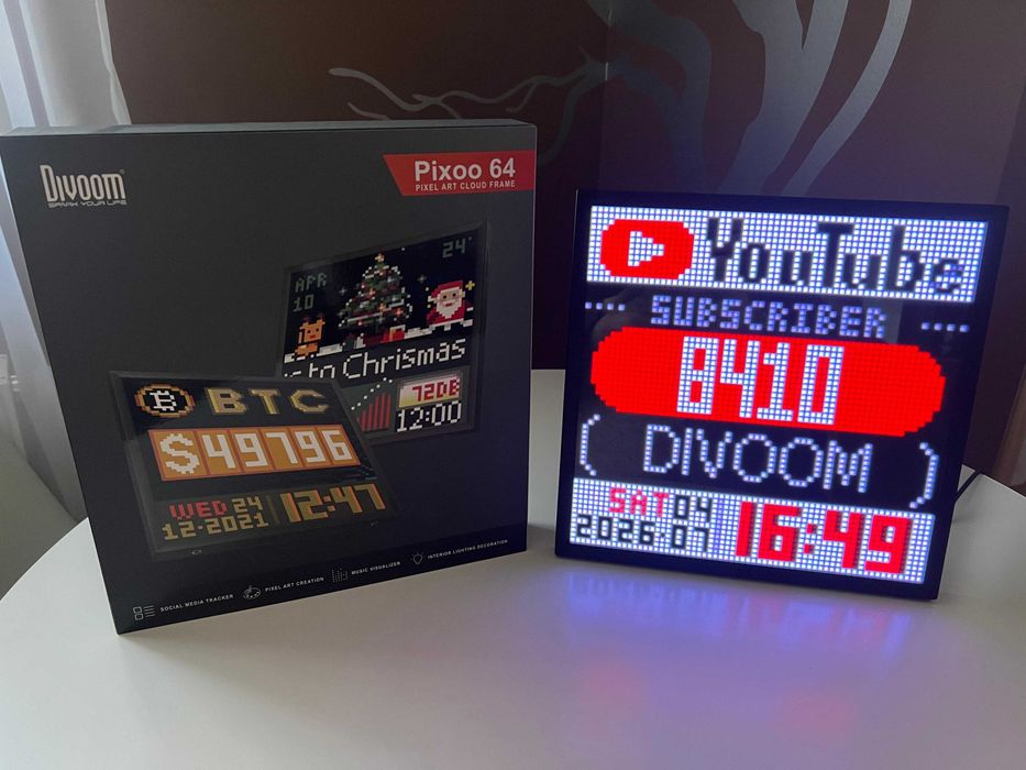 Divoom Pixoo 64 Ramka LED Pixel Art WiFi