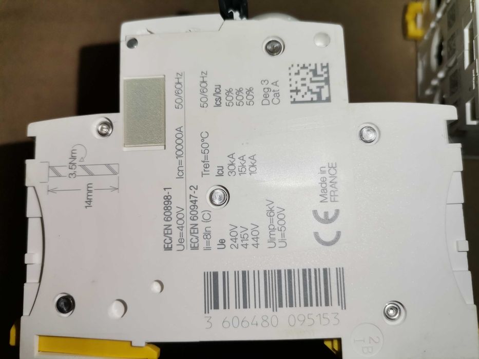 Автоматические выключатели  Schneider Acti 9 France