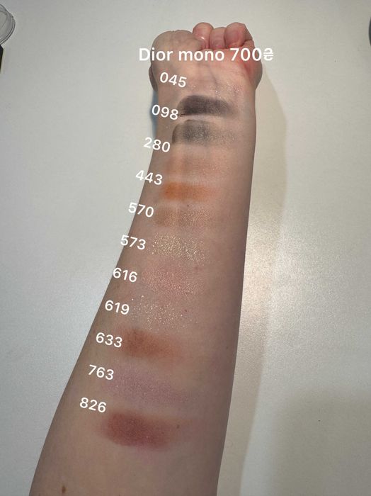 Професійні стійкі тіні для повік DIOR Diorshow Mono Couleur Couture